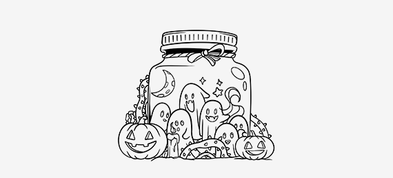 Free Procreate Coloring Page: Jar #1 - Download Now