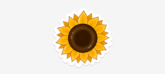 Free Procreate Sticker: Sunflower #1 - Download Now