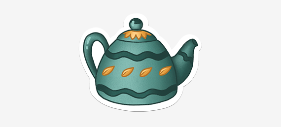 Free Procreate Sticker: Teapot #1 - Download Now